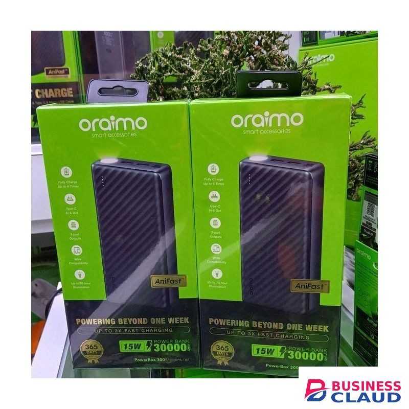 Oraimo 30000mAh Traveller PowerBank Samrt Accessories