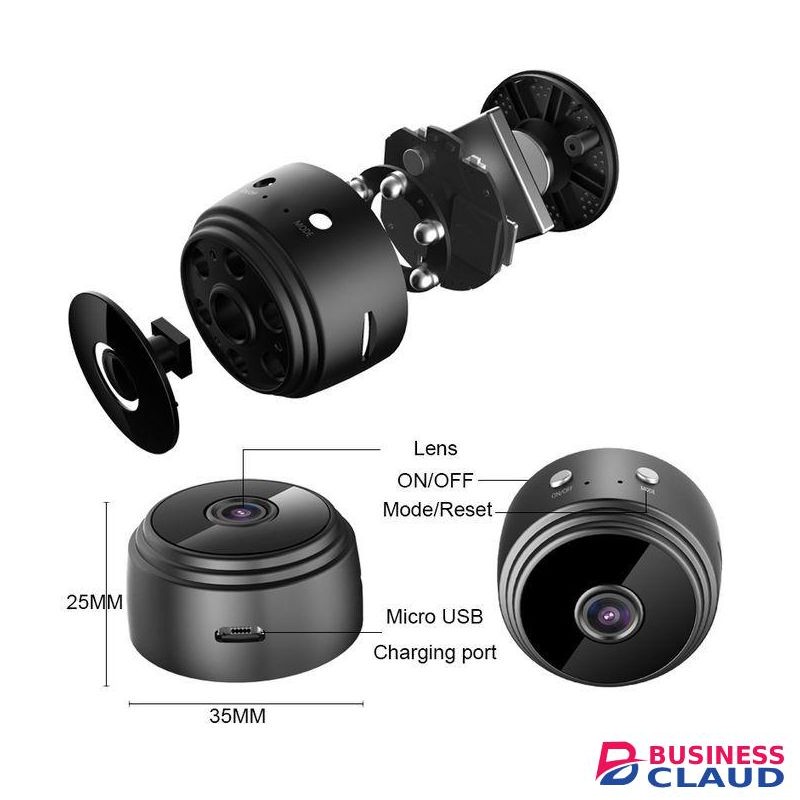 Rechargeable Hidden Night Vision Security WiFi Mini Camera