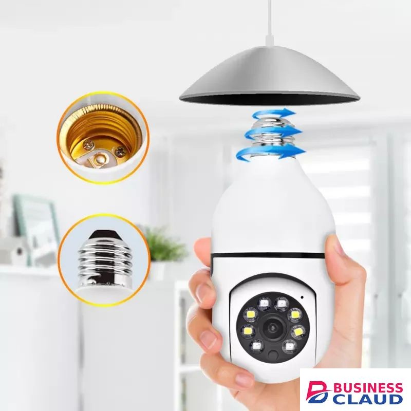 WiFi 1080P Night Vision Wireless 360 Degree Cctv Security Light 360 Panoramic Bulb Camera