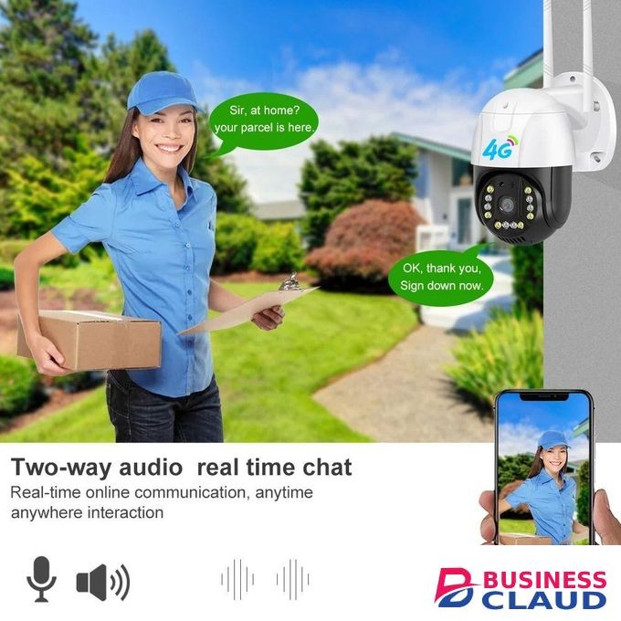 V380 Pro 4G and WiFi Enabled PTZ CCTV Camera with Dual Lenses