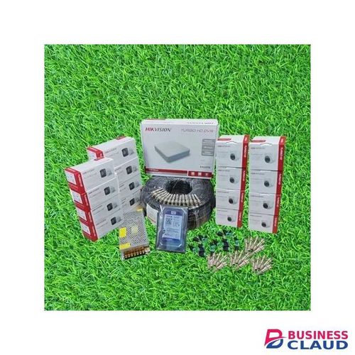 Hikvision Dome And Bullets 16 Turbo HD 1080P Full HD 2MP CCTV Cameras Complete Installation System Kit With 200M RG59 Coaxial Cable