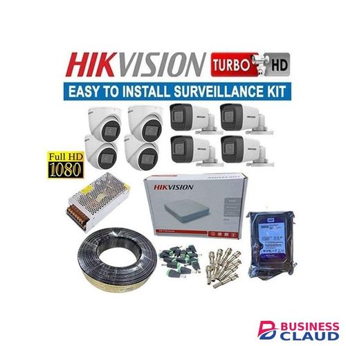 Hikvision Motion Detection Support 8 Turbo 1080P Full HD 2MP Ultra HD CCTV Cameras Full Installation System Kit With 100M RG59 Cable
