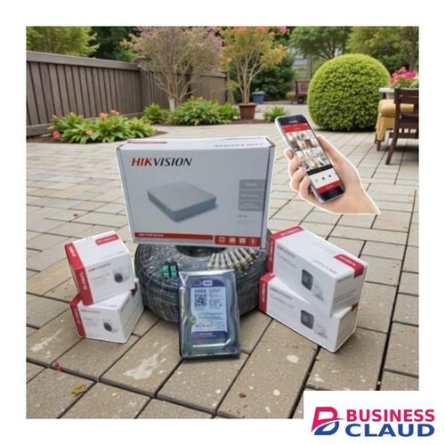 Hikvision Quality Ensured Night Vision Activated 1080P Full HD 2MP CCTV Cameras Complete System Kit -500GB Harddisk