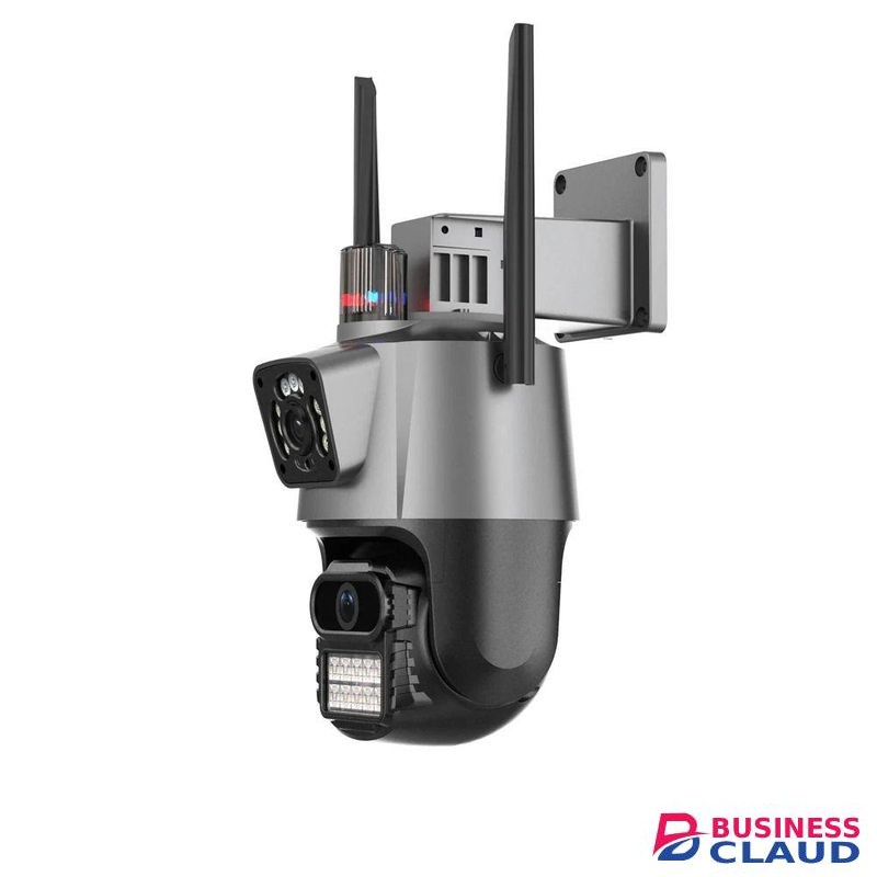 Dual Lens 4MP Indoor Security Camera with PTZ and Auto Tracking