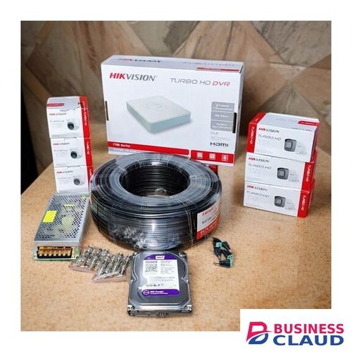 Hikvision 6 Turbo HD 1080P CCTV Cameras with Top Quality Build and Long Lasting Quality Complete System Kit