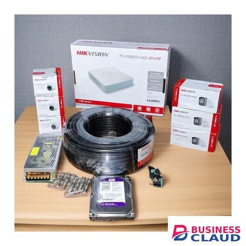 Hikvision 6 Turbo HD 1080P Full HD CCTV Cameras with Top Quality Build and 1 Year Warranty Complete System Kit