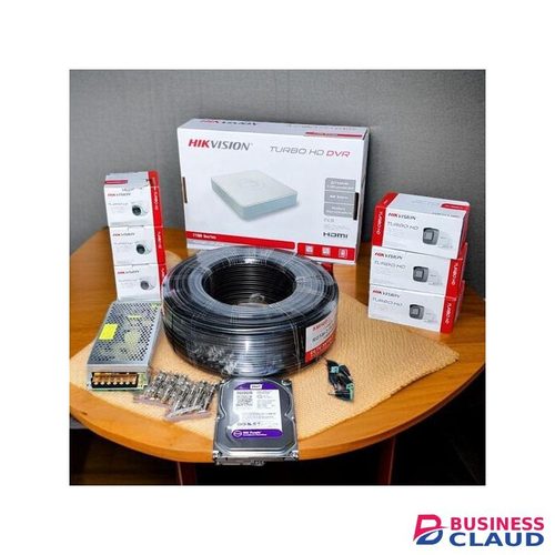 Hikvision Turbo HD 1080P CCTV Cameras with Durable Quality and Motion Detection for Home Security Complete System Kit