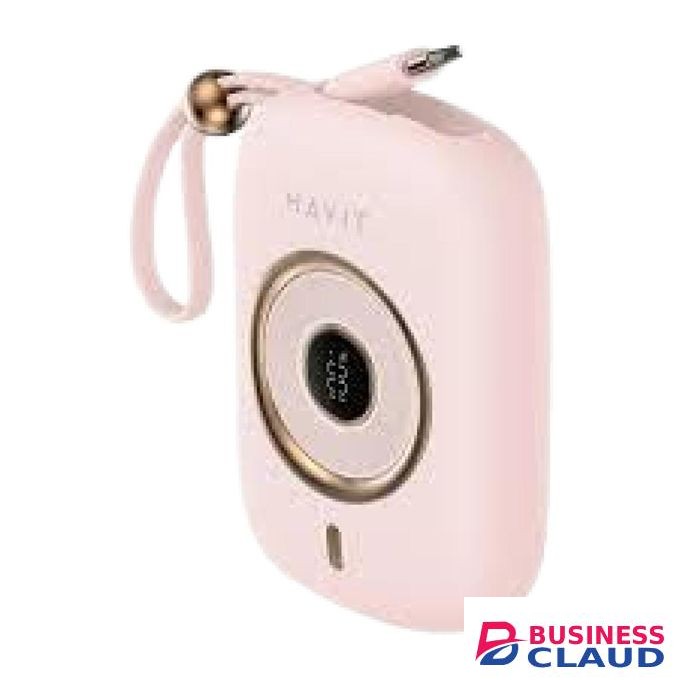 Havit PB5214 10,000mAh PD 35W Fast Charging Power Bank - Pink