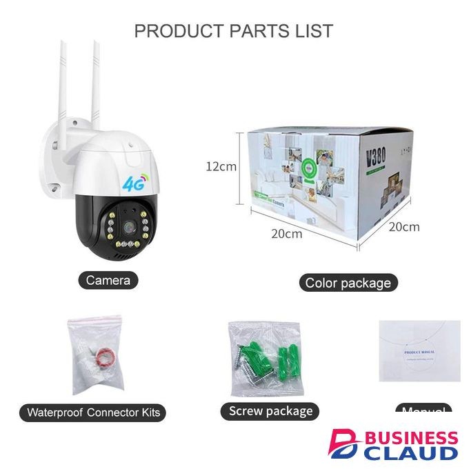 V380 Pro 3MP PTZ Surveillance Camera with Dual Lenses and WiFi Connectivity