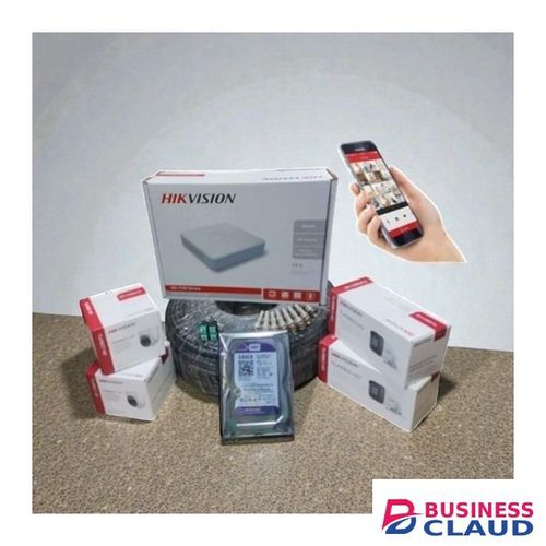 Hikvision Heavy Duty Auto Tracking Support 1080P Full HD 2MP CCTV Cameras Complete System Kit -500GB Harddisk