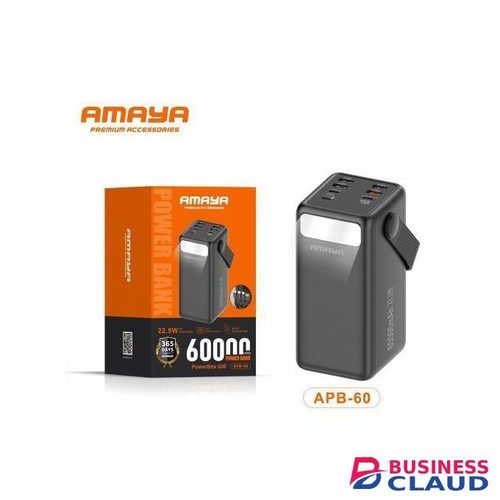 Amaya PowerBox 600 APB-60 60,000mAh, 22.5W PD Fast Charging Power Bank