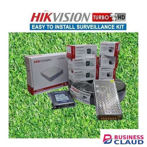 Hikvision 6 HD 1080P Full HD 2MP CCTV Cameras Complete System Kit-100M Rg59 Cable & 1TB HDD