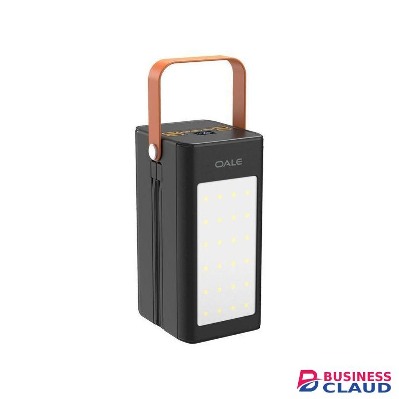 Oale New Portable powerbank capacity 100,000mAh super fast charging of 22.5W,Indicator level Power with LED light,Type-C/Micro/Lightning Charging
