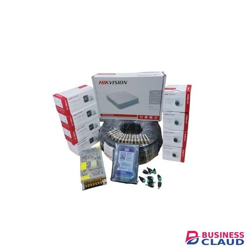 Hikvision 8 Dome&Bullets Turbo Hd 1080P Full HD 2.0MP CCTV Cameras Complete System Installation Kit + 3M HDMI Cable