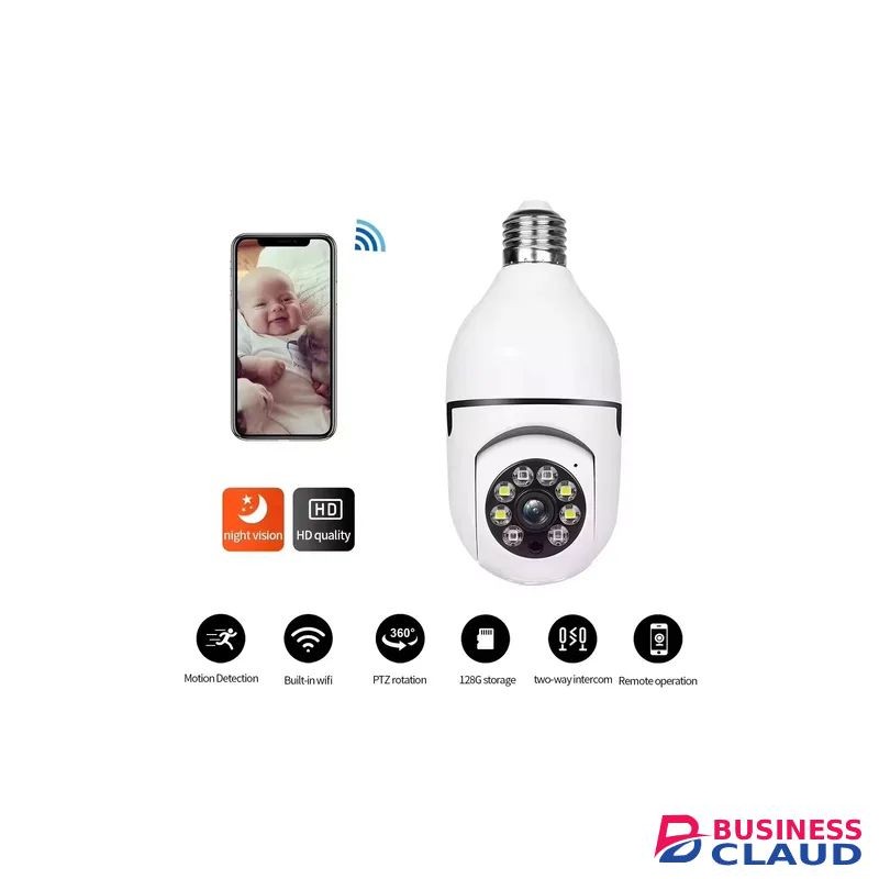 BULB WIFI CCTV SECURITY SURVEILLANCE 360°