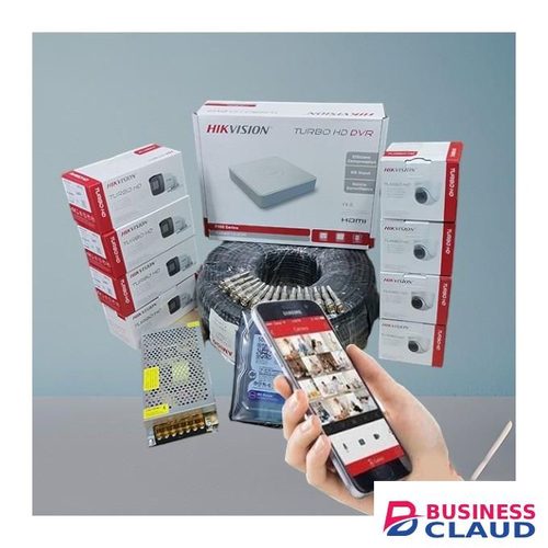 Hikvision High-Performance 8 Eight Dome & Bullets TUrbo HD 1080P 2MP CCTV Security Surveillance Cameras Complete System Kit - 100M RG59 Cable