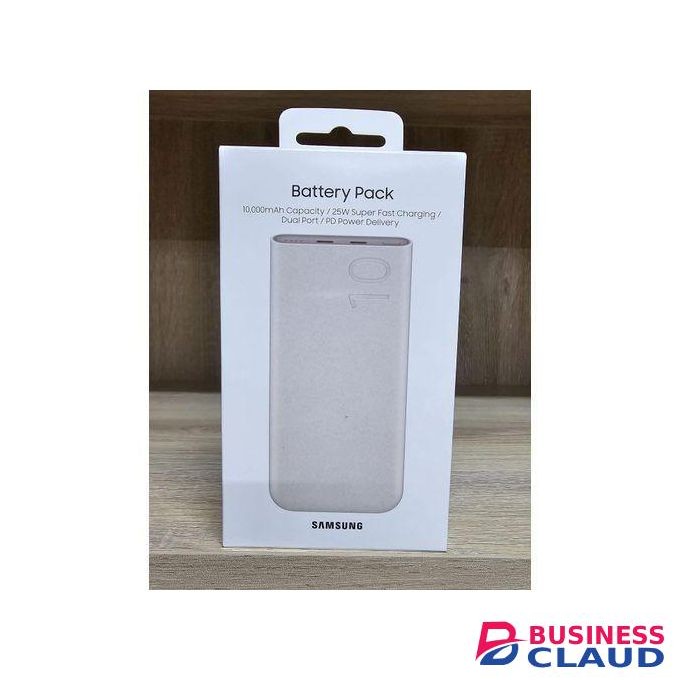 Samsung Galaxy S21 ,S22,S23,S24,S25 10000mAh Power Bank, 25W PD Fast Charging, Dual Output, Quick Charge, Beige BATTERY PACK WITH USB C CABLE