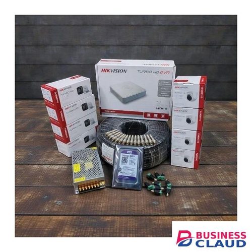 Hikvision 8 Channel CCTV Kit with Full HD 2MP Cameras, Easy Installation, Dustproof Housing, Remote Control, and High Storage Capacity for Smart Security Solutions