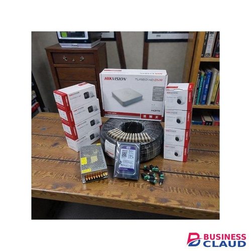 Hikvision 8 1080P Full HD CCTV Cameras Kit with Built-In IR LEDs, Dustproof Housing, Multi-Device Access, and Android IOS Support for Remote Surveillance Anywhere