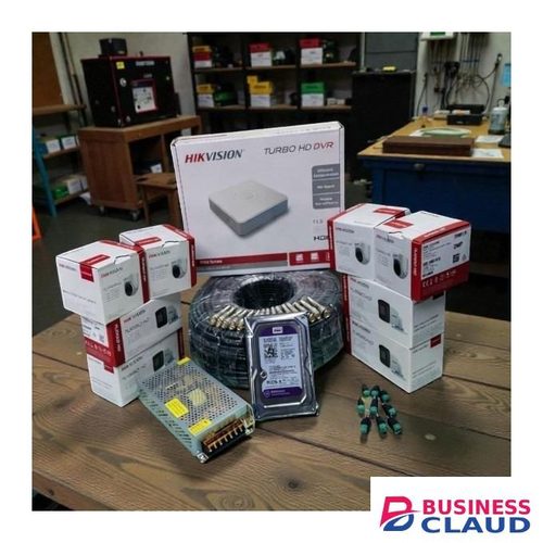 Hikvision 8 1080P Full HD 2MP Inexpensive Quality Ensured CCTV Cameras Complete System Kit Package -100M Rg59 Coaxial Cable+500GB Harddisk + 8 Channel DVR Machine