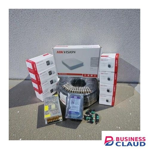 Hikvision 8 Turbo HD 1080P Full HD 2MP Resolution CCTV Cameras with 1 Year Warranty Reliable Performance Complete System Kit -100M RG59 Cable Roll