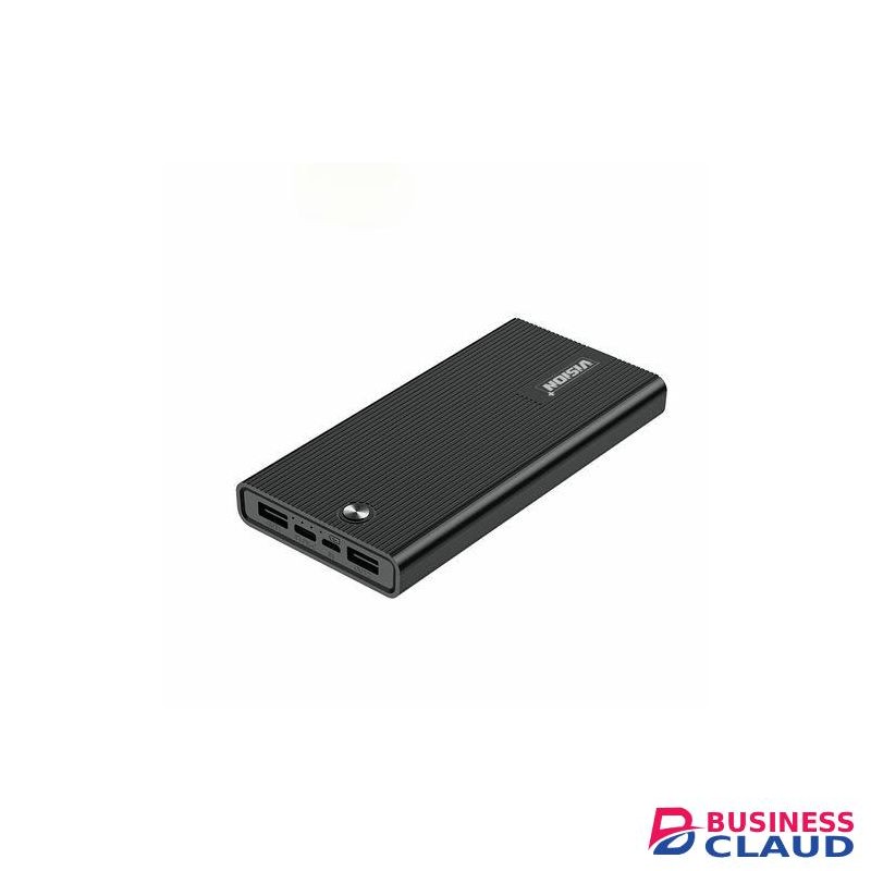 Vision Plus VPPB10A Power Bank 10000mAh , (1YR WRTY), Built In Phone Holder, Long Battery Life - Black