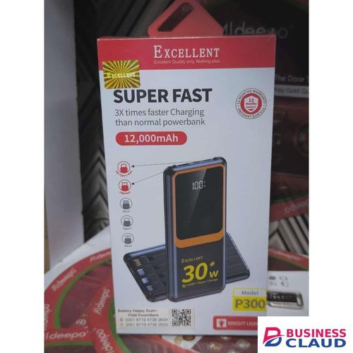 EXCELLENT P300 Super Fast 30W Power Bank