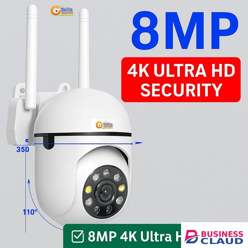 AI-Powered Wireless CCTV Camera – IP 1080P Smart Security Cam with Motion Detection, Humanoid Auto Tracking & Voice Intercom