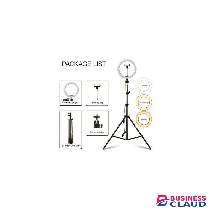 12 Inch Ring Light With 2.1M Tripod Stand with Remote