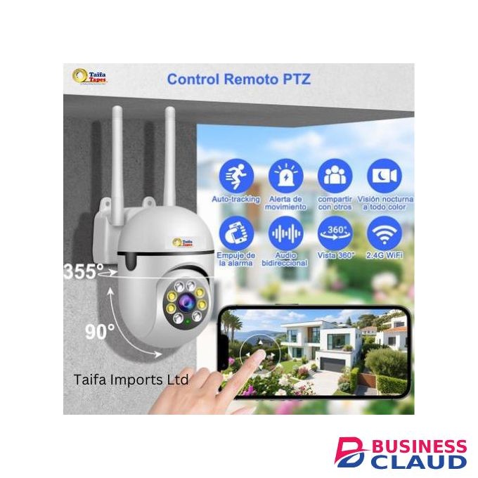 360° SMART AI NANNY SECURITY WIFI CAMERA WITH NIGHT VISION - CCTV SURVEILLACE CAMERAS 1080P