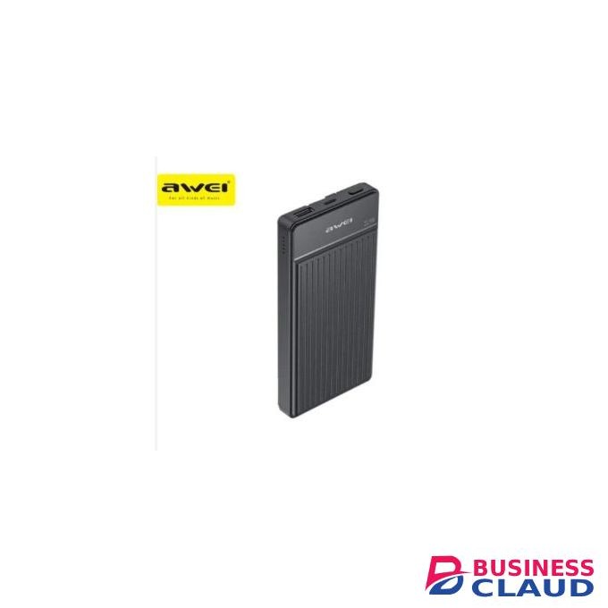 Awei P88K Power Bank 10,000mAh – 22.5W Fast Charging, Multiple Ports, Compact Design