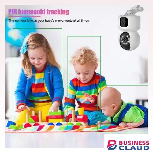 Dual CCTV camera wireless dual CCTV camera with motion sensor, 2way communication, night vision,360° rotation, video & audio recording easy installation dual wifi CCTV camera