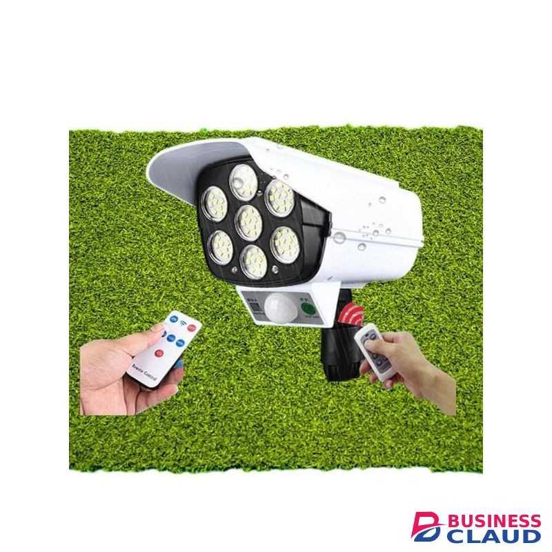 Ultra Premium Quality Rainproof 2-in-1 Motion Sensor Activated Wall Light Dummy Fake CCTV Outdoor Security Led Solar Light Lamp