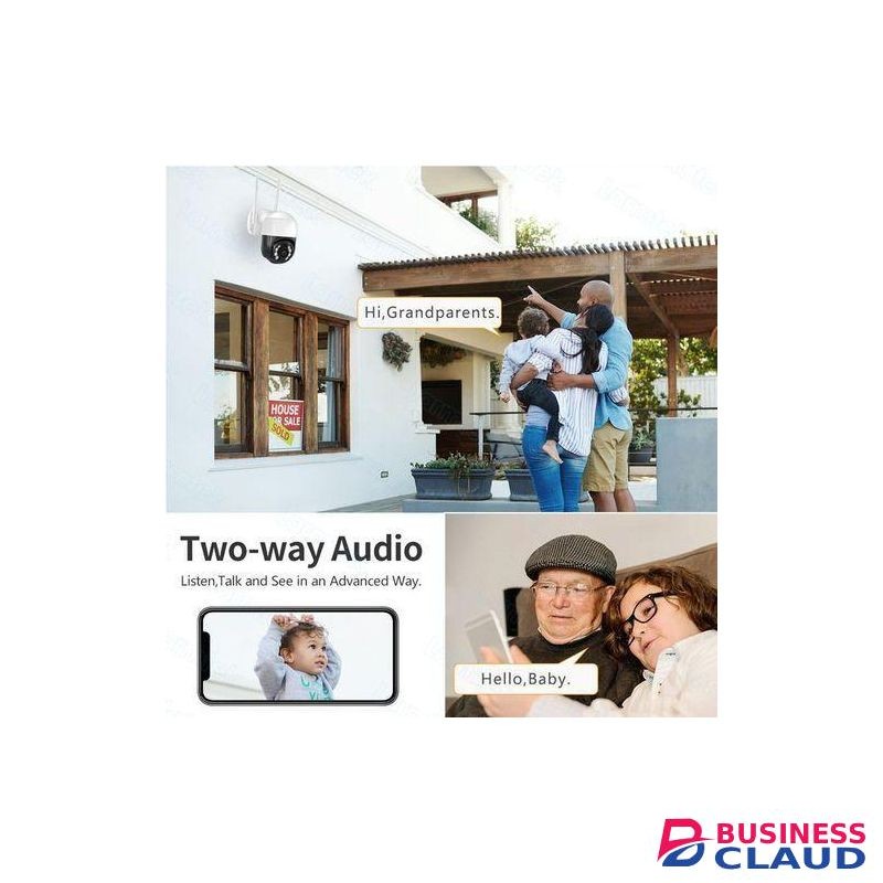 4K 4MP PTZ Camera WiFi Outdoor Wireless 4x Zoom Camera