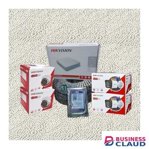 Hikvision 4 CCTV Complete Installation Security System-100M RG59 Cable