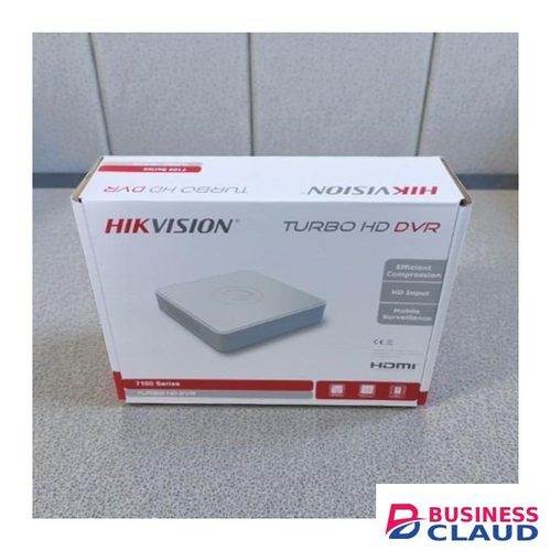 Hikvision Long Transmission Distance Turbo HD Stable Performance 4 Channel DVR Machine- White
