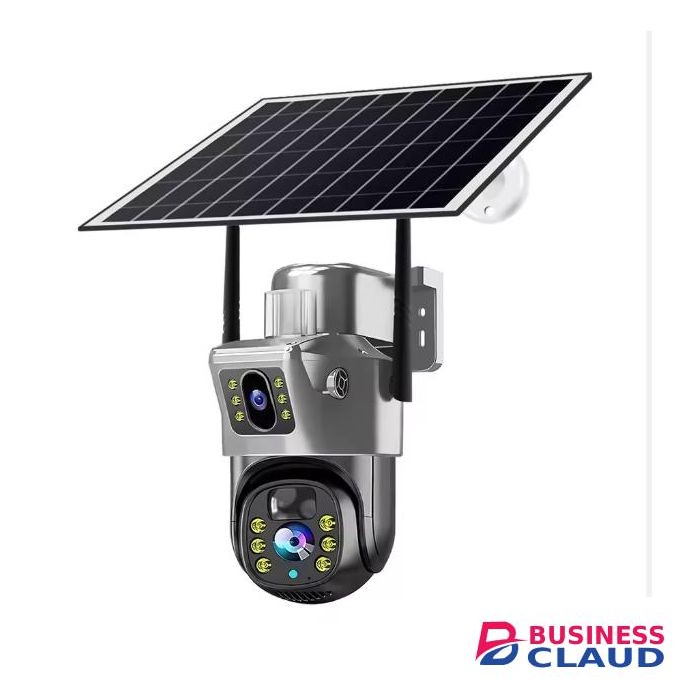 Solar Light V380 Pro Solar Powered Security PTZ CCTV Camera Wireless Outdoor WiFi Solar Camera