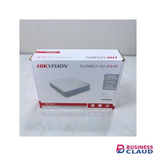 Hikvision High Durability Turbo HD Efficient And Convenient 4 Channel DVR Machine- White