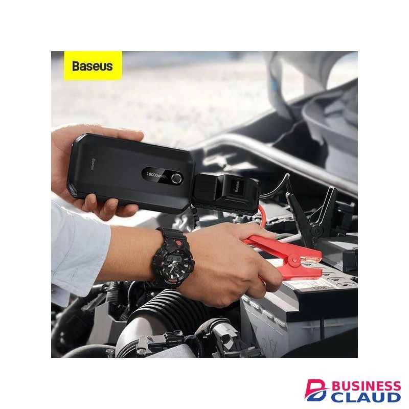 Baseus Super Energy Car Jump Starter 10000mAh, 1000A, USB (black)