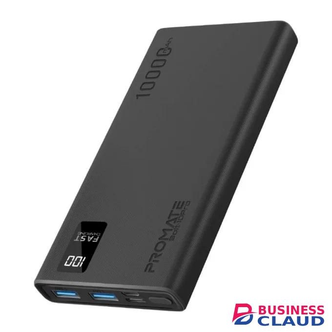 Promate Bolt-10pro Powerbank - Black.