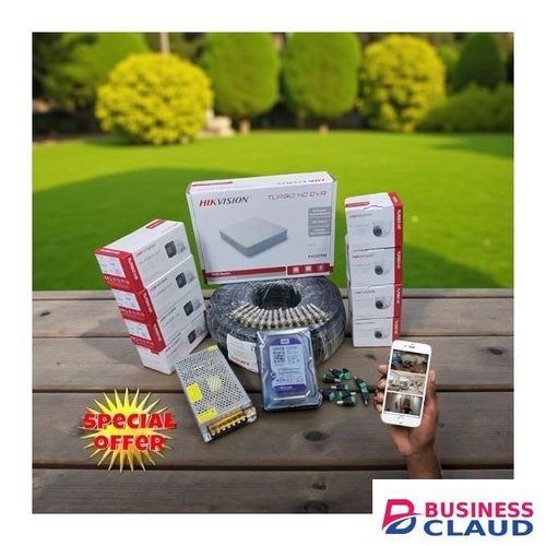 Hikvision 8 Camera 1080P Complete CCTV System Kit with 8 Channel DVR, Easy Connection, Dustproof Housing, High Storage Capacity, and Performance Guaranteed Security