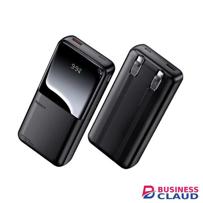 Remax RPP-680 Power Bank With Built in 2 Fast Charging Cable