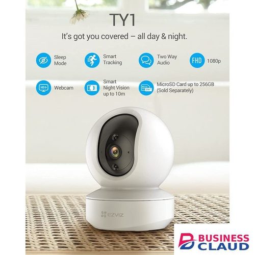 Ezviz TY1 Smart Wi-Fi Pan & Tilt 1080p Camera- Nanny Camera