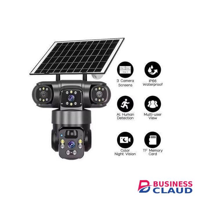 Triple lens ptz camera