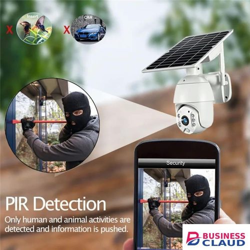 Cctv Solar camera security PTZ camera 4k hd resolution wifi camera 2-way audio camera 360 degrees rotation mobile app motion sensor human body detection
