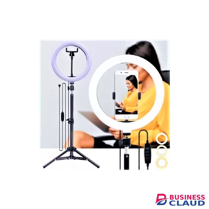 Vlog 2M Tripod, 25CM Ring Light And Phone Holder