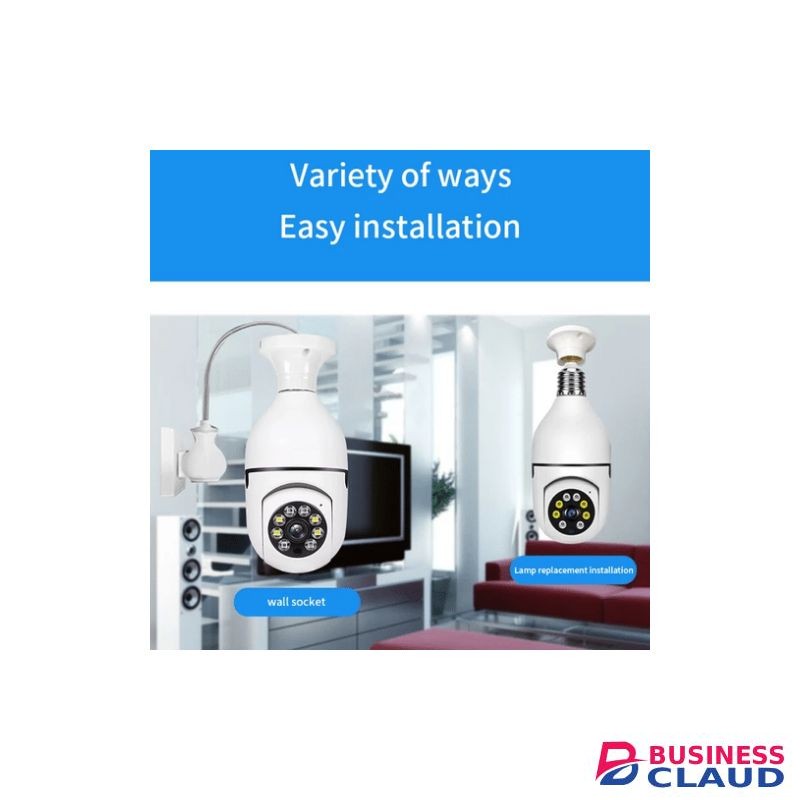 360° PANORAMIC CCTV BULB MOTION DETECTION SECURITY SMART CAMERA 1080P