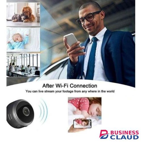 HD MINI HIDDEN SURVEILLANCE CCTV CAMERA REMOTE CONTROLLED MEMORY SLOT CLEAR NIGHT VISION USES WIFI