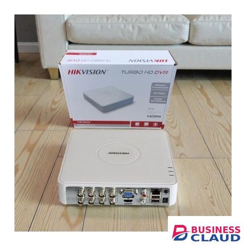 Hikvision 8 Channel Turbo HD Upto 1080P DVR with HDMI and VGA output, H.264 Dual Stream, Enhanced Video Quality for Home Security DVR Machine- White