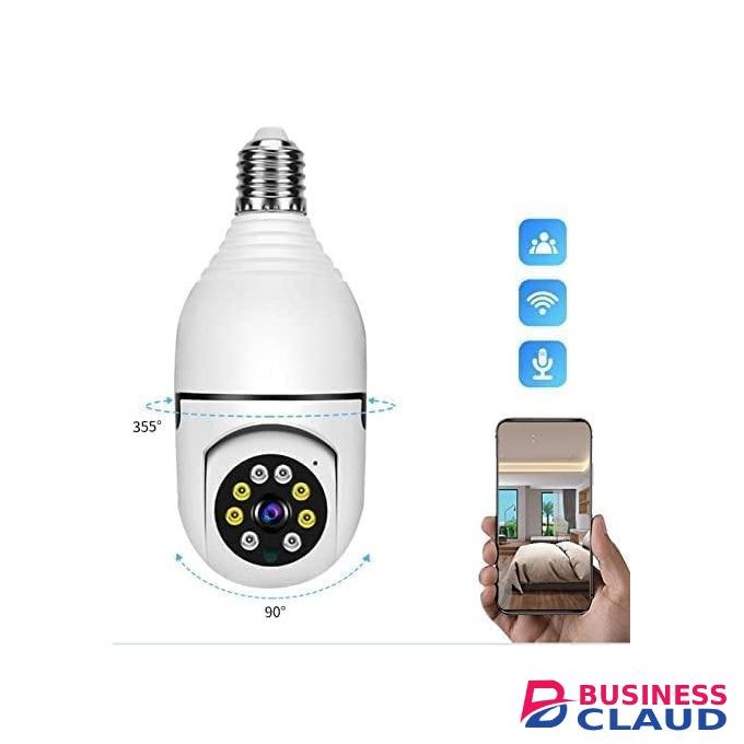Wi-Fi Bulb Camera CCTV Camera 1080p Wireless PTZ Bulb V380 Pro